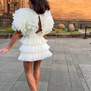 ACLER Spenmoss White Mini Dress 2